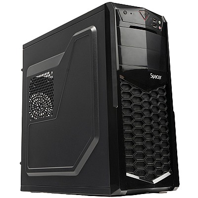 Image Case SPACER, Middle Tower, ATX, "KRYPTON", fara sursa, USB 2.0 x 2,Jack 3.5mm x 2, "SPC-KRYPTON"