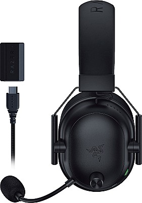 Image Headphone RAZER Blackshark V2 HyperSpeed Gaming Headsets Wireless Black