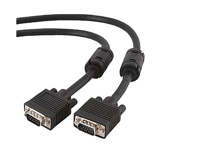 Cable VGA  M/M  15m  HD15M/HD15M, GEMBIRD  CC-PPVGA-15M-B