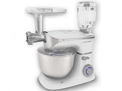 Image Food Processor Esperanza COOKING MASTER EKM025 1000W 5L ; Protection class:  I; Power consumption: 1000 W; Stainless steel bowl capacity: 5L; 6 Speeds