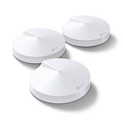 TP-LINK Deco M9 Plus (3-pack) AC2200 MU-MIMO, Tri-Band Smart Home Mesh Wi-Fi System, Router, Access Point, IoT Hub(Bluetooth 4.2, ZigBee HA 1.2), Qual