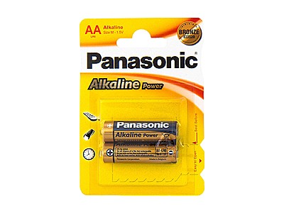 Baterie Panasonic Alkaline Power,  AA Blister x 2,   LR6REB/2BPR