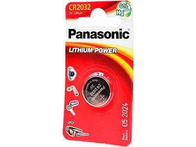 Baterie Panasonic CR2032EL/1B Lithium 3V  CR2032EL/1B