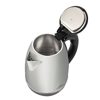 Image Kettle Titanium RORAIMA TKK102X 1850W, inox metal  1.8 l, concealed heating element, 360° swivel base, auto shut-off after boiling, inox