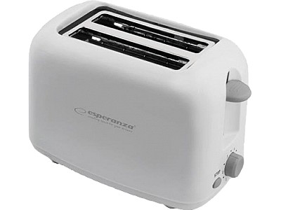 Image Toster Esperanza CIABATTA EKT002, 600W, 6 degrees of toasting intensity, Automatic Pop up function, Auto-centering setting, Easy to clean, The outer c