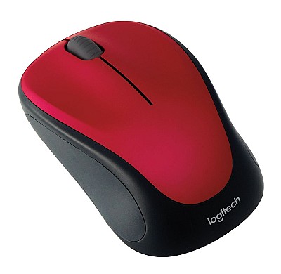 Image Logitech Wireless Mouse M235, 1000 DPI, Red
