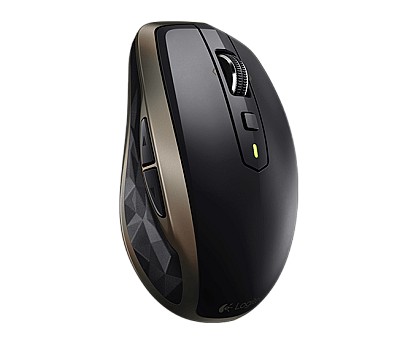 Logitech Wireless Mouse MX Anywhere 2S Midnight Teal, up to 3 devices, 2.4, GHz and Bluetooth, Retail