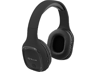 Image Casti Bluetooth, Over-ear, Pulse, Microfon, Timp de joc muzical până la 8h,  Tellur Black  TLL511271