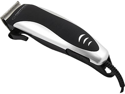 Hair Clipper Esperanza GALLANT EBC005 Black-Silver, Powerfull, Outstanding performance , High stability , Safe and reliable, 4 extra attachment combs,