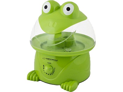 Humidifier Esperanza  FROGGY EHA006  Tank capacity 3,5 L, Power 25 W; Suitable for rooms up to 40 m2; 3 levels of steam outputs; Steam output 300 ml /