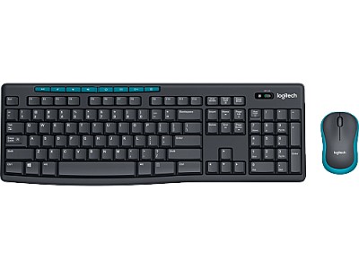 Image Logitech Wireless Combo MK275, Multimedia Keyboard & Mouse, 8-keys, Spill-resistant, Nano receiver, USB, Retail