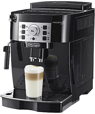 Coffee Machine Delonghi ECAM 22.110.B, Black, Power output 1450W, water tank capacity 1.8l, detachable with integrated water filter,  suitable for cof