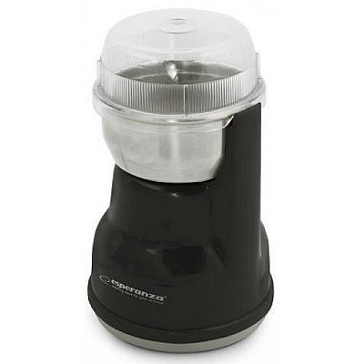 Coffee Grinder Esperanza LUGO EKC002K Black, Power 100W, bowl capacity 50g, stainless steal blade