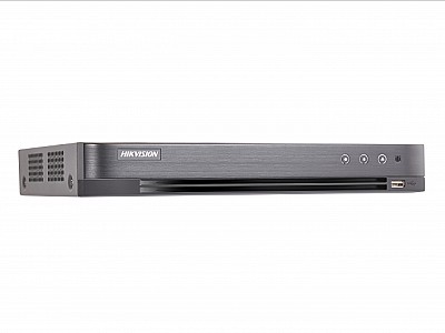 Recorder DVR 4-ch Hikvision  iDS-7204HQHI-M1/S, 4x3Mpix HD-TVI + 2x6Mpix IP, H.265 Pro+/H.265 Pro/H.265/H.264+/H.264, Outputs: HDMI (1920*1080), VGA(1