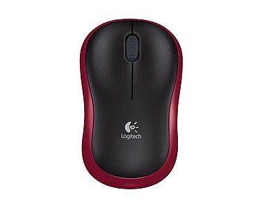 Image Logitech Wireless Mouse  M185, 1000 DPI, Red