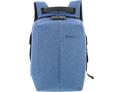 Image Rucsac-Laptop, Antifurt V2, USB charging port 15.6", Anti-theft locking system, Water resistant, Tellur Blue  TLL611212