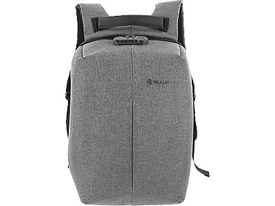 Image Rucsac-Laptop, Antifurt V2, USB charging port 15.6", Anti-theft locking system, Water resistant, Tellur Gray  TLL611232