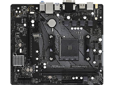 Image MB ASRock A520M-HVS, Socket AM4, AMD A520, Dual 2xDDR4-4733, APU AMD graphics, VGA, HDMI, 1xPCIe 3.0 X16, 1xPCIe 3.0 X1, 4xSATA3, RAID, 1xM.2, ALC887