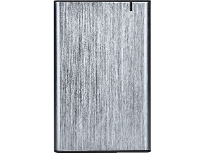 Image Gembird EE2-U3S-6-GR, External enclosure for 2.5'' SATA HDD max.4TB with USB Type-C (6Gb/s) interface, 7-9.5mm, Aluminium & Plastic case, Gray