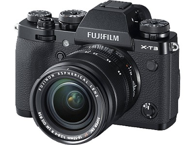 Fujifilm X-T3 + Fujinon XF18-55mm F2.8-4 R LM OIS Black, 26.1 Mpix, 23.5mm×15.6mm (APS-C) X-Trans CMOS 4; ISO 51200; UHD 4K/60fps 10 bit Video; 425-po
