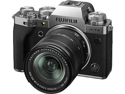 Fujifilm X-T4 + Fujinon XF18-55mm F2.8-4 R LM OIS Silver, 26.1 Mpix, 23.5mm x 15.6mm (APS-C) X-Trans CMOS 4; ISO 51200; IBIS (Sensor Shift); UHD 4K/60