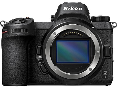 Nikon Z 7 Body, 3.2" LCD, 45.7Mpix, 35.9 x 23.9 mm FX Sensor, CPU EXPEED 5A BSI, ISO32-102400, XQD Type Memory, WiFi+BT4.2, 493 Autofocus Areas, 8256x