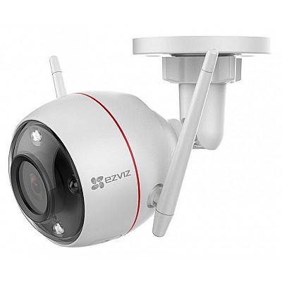 Wi-Fi IP Bullet Camera EZVIZ CS-C3W-A0-3H2WFL, Wi-Fi 2.4GHz, 2Mpix, 1/2.8", 2.8mm, 110°, 1920x1080@30fps, H.264/H.265, Dual Sound and Light Protection