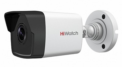 IP Bullet Camera HiWatch DS-I450, 4Mpix, 1/3", 2.8mm, 2560x1440@20fps, EXIR 30m,  H.265/H.264/MJPEG, DC12V, PoE 7W, IP671