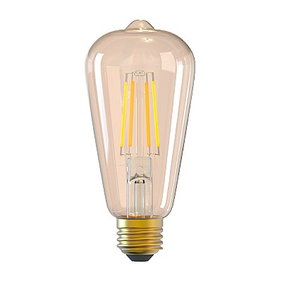 Image WiFi Retro Smart Filament Amber Bulb E27, 6W, Warm/White Tellur  TLL331191