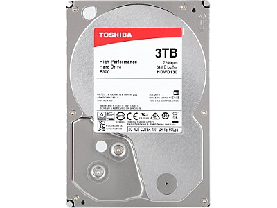 Image 3.5" HDD 3.0TB  Toshiba P300 , 7200rpm, 64MB,  NCQ-technology, SATAIII HDWD130UZSVA