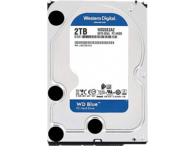 3.5" HDD 2.0TB  Western Digital Blue, 5400rpm, 256MB, SATAIII  WD20EZAZ