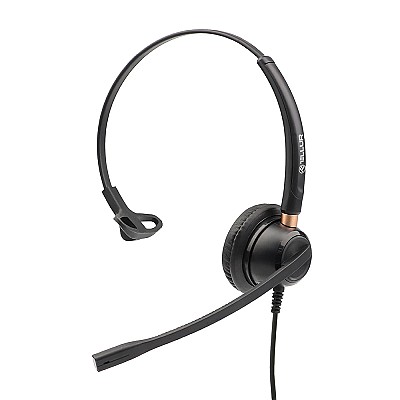 Image Call center headset wired Tellur Voice 510N, QD, monoaural, USB, black, TLL411003