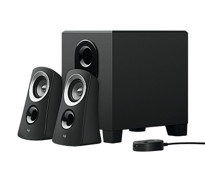 Image Speakers 2.1  Logitech Z313, 25W (15W + 2x5W)  3.5 mm input x 1, Headphone jack, Black