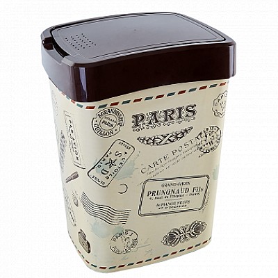 Image 121067 Cos gunoi plastic ALEANA Euro cu decor 18.0 l