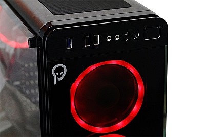 Image Case SPACER - gaming, Middle Tower, ATX, "TITAN", fara sursa, sticla securizata, 4 x fan, HUB si telecomanda, USB 2.0 x 2, USB 3.0 x 1, SP-GC-TIT