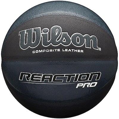 Minge baschet Wilson Reaction Pro, marime 7, Negru/Albastru [WTB10135XB07]