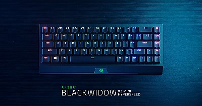 Image Keyboard RAZER BlackWidow V3 Mini HyperSpeed (Yellow Switch) - Russian Layout
