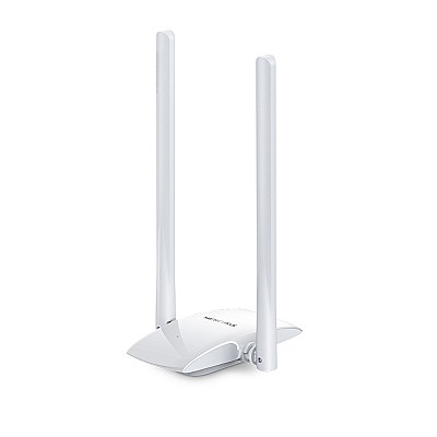 Image MERCUSYS MW300UH 300Mbps High Gain Wireless USB Adapter,SPEED: 300 Mbps at 2.4 GHz,SPEC: 2× High Gain External Antennas, Micro USB 2.0 FEATURE: Deskto
