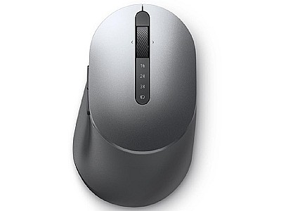 Dell Multi-Device Wireless Mouse - MS5320W, Titan grey, Wireless - 2.4 GHz, Bluetooth 5.0, Optical, 1600 dpi, 1 x AA Battery, 3 years Advanced Exchang