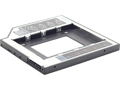 Image Slim mounting frame for 2.5'' drive to 5.25'' bay, for drive up to  9.5 mm, Gembird, MF-95-01