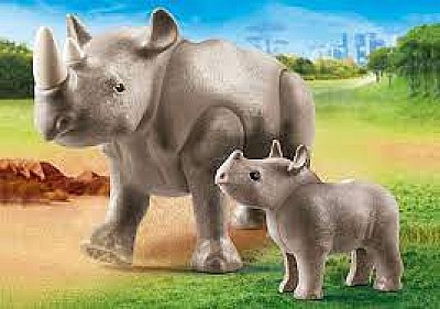 Image PM70357 Rhino with Calf