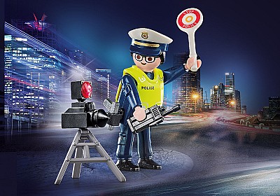 Image PM70305 Police Officer with Speed Trap