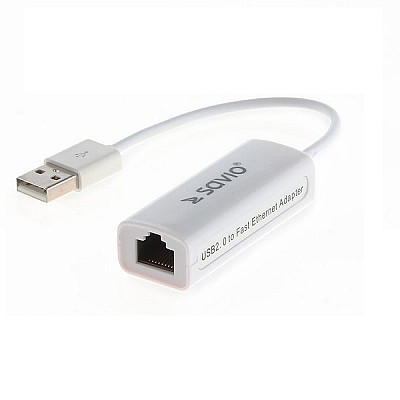 Image Adapter USB 2.0 to 100 Mbps Ethernet Network SAVIO CL-24