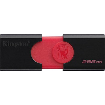 Image 256GB  USB3.1  Kingston DataTraveler 106 Black  (Read 100 MByte/s, Write 15 MByte/s)  DT106/256GB
