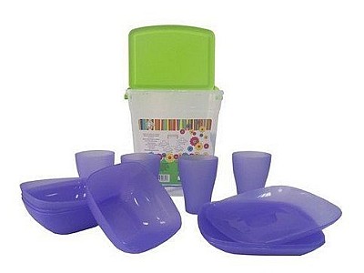 Image 169042 Set vesela din plastic Aleana 24x17,5x24,5 cm