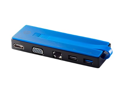 HP USB-C Travel Dock, HDMI, VGA, RJ45, 2xUSB
