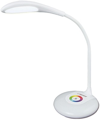 Image Desk Lamp Esperanza ALTAIR ELD102 White, RGB night light, 16 LED's, 256 colors of LED RGB night light, 2 touch switches, 3 levels of brightness, Light