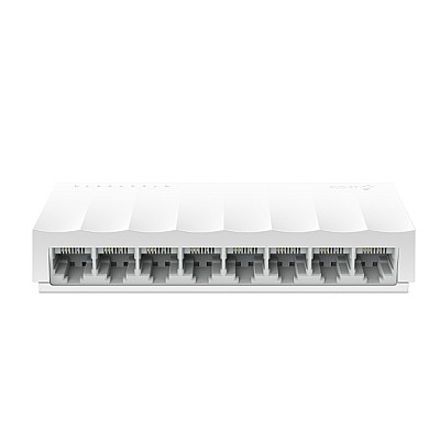 TP-LINK LS1008 8-port Desktop Switch, 8 10/100M RJ45 ports, Plastic case