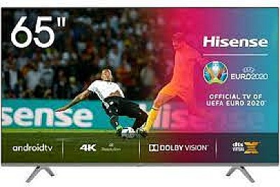 Image 65" LED TV Hisense 65A7400F, Black (3840x2160 UHD, PCI 1500 Hz, SMART TV (Android TV OS), 3 x HDMI2.0, 2 x USB, Display color depth 8bit+FRC, HDR10, H