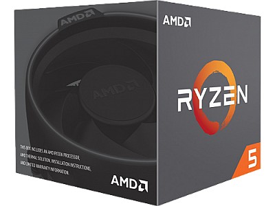 CPU AMD Ryzen 5 2600, Socket AM4, 3.4-3.9GHz (6C/12T), 16MB L3, 12nm 65W, Box  YD2600BBAFBOX